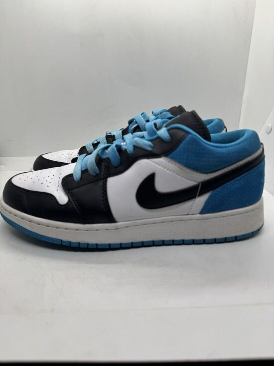 Jordan Shoes - Air Jordan 1 Low SE Kids Size 6Y Womens 7.5 Blue Black White Shoes CT1564 004